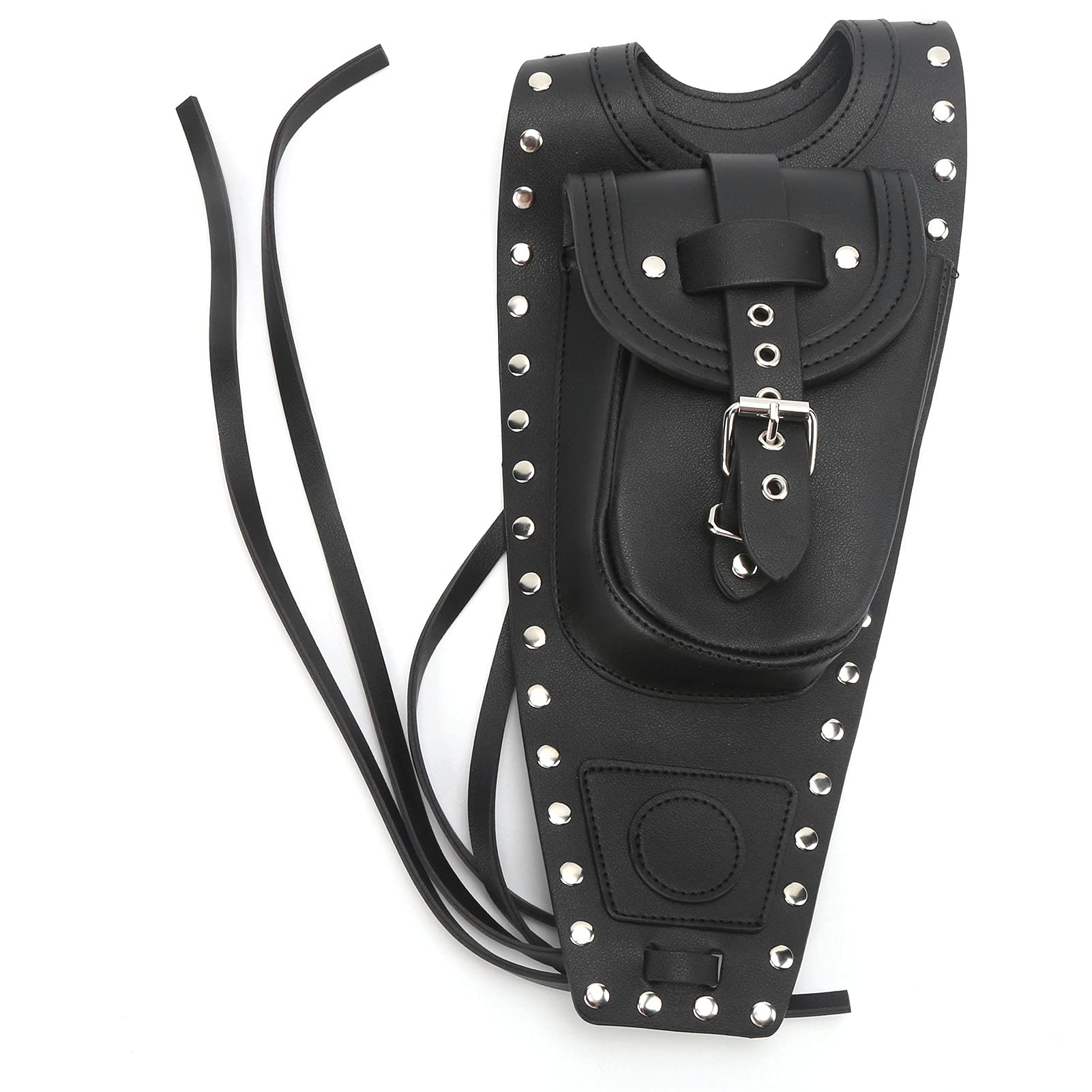 Borsa per Serbatoio Carburante per Moto Copertura per Serbatoio per Gas Copertura per Borsa in Pelle Artificiale Nera con Custodia Adatta per XLX1000 XL1200X XLH883,Borsa da serbatoio per olio
