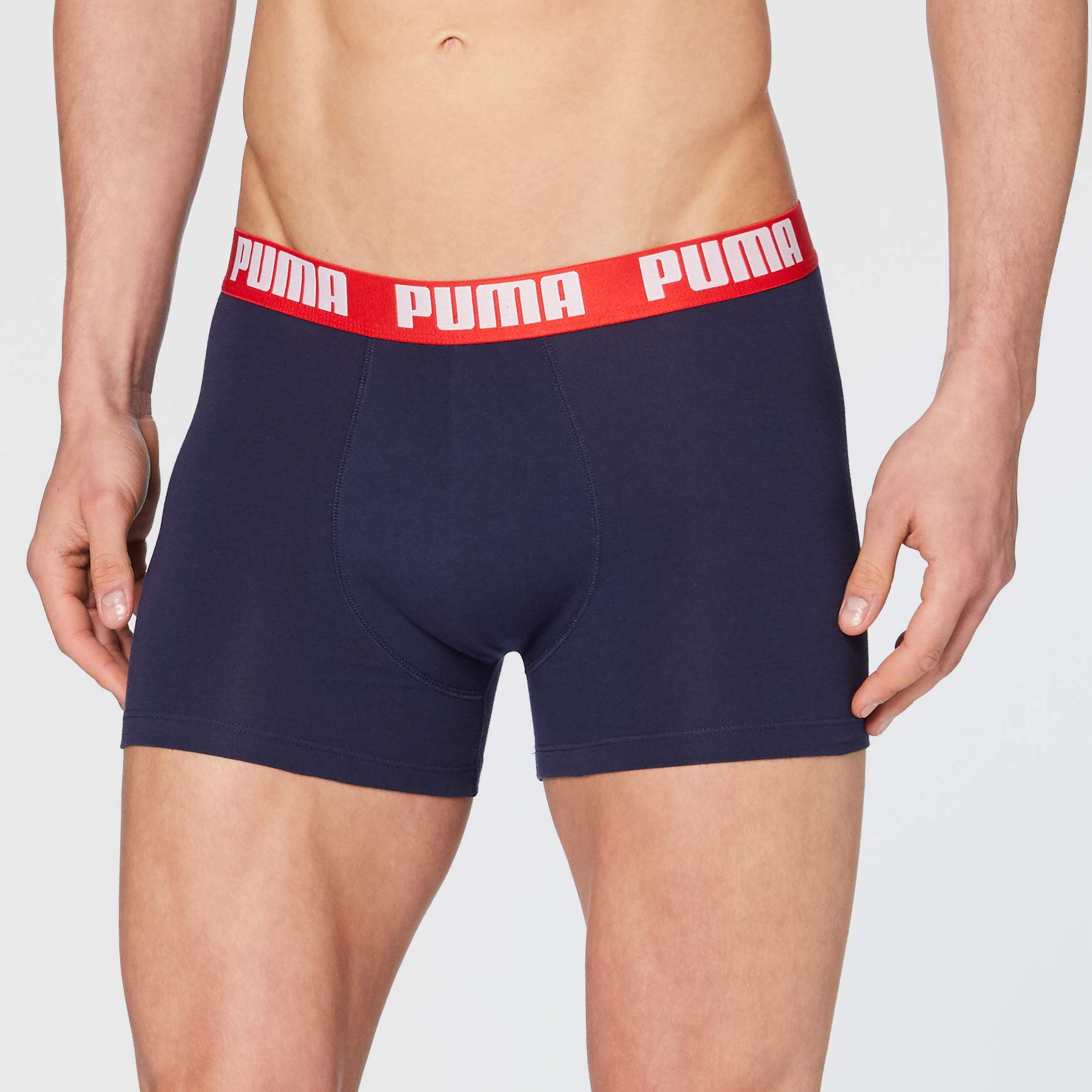 PUMA Bokserki męskie (5 sztuk), niebieski/szary, XXL