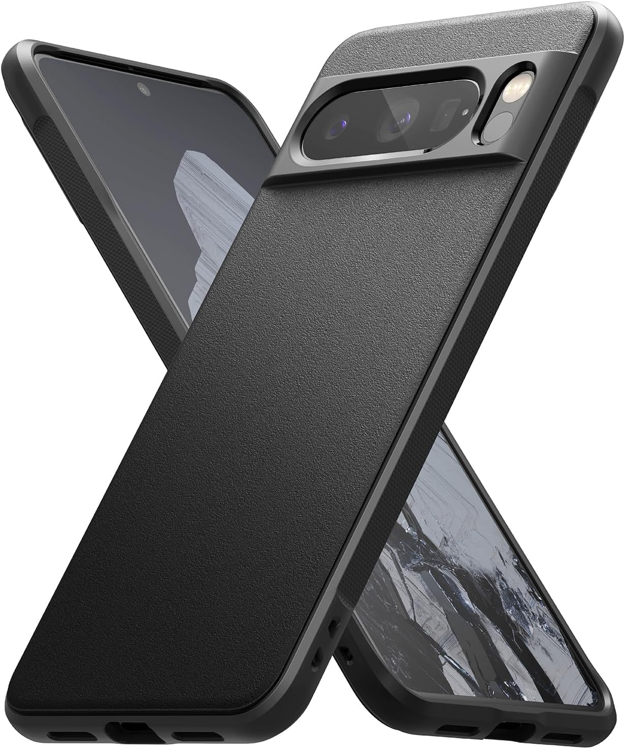 Ringke Onyx for Google Pixel 8 Pro Case [Feels Good in The Hand] Oil & Dirt Resistant, Enhanced Camera Lens Protection, Comfortable Grip, Non-Slip, Lightweight Cover - Black