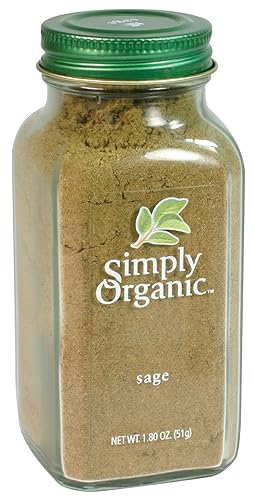 Miniatura 4 de Simply Organic Hoja de salvia molida, orgánica certificada  1.41 oz  Salvia officinalis L. (paquete de 2)