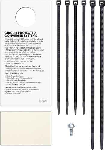 Miniatura 6 de Curt Manufacturing 55372 Arnés de cableado de remolque personalizado de 4 pines para el lado del vehículo, se adapta a Chevrolet Tracker, Suzuki