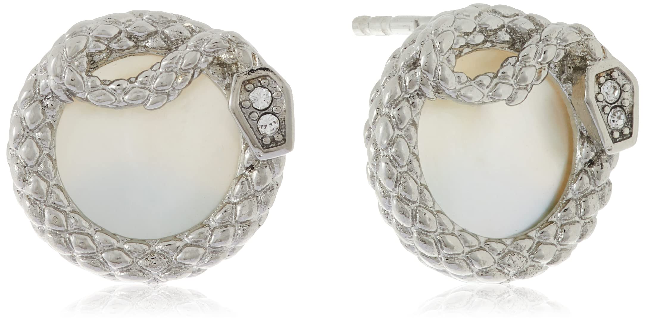 Just Cavalli Jcer01052100 Ladies Silver Tone Earrings