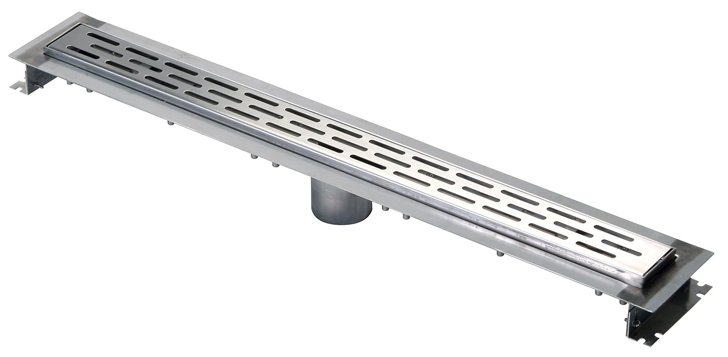 Buy ZS880 28" Stainless Steel Linear Shower Drain EndOutlet Online at