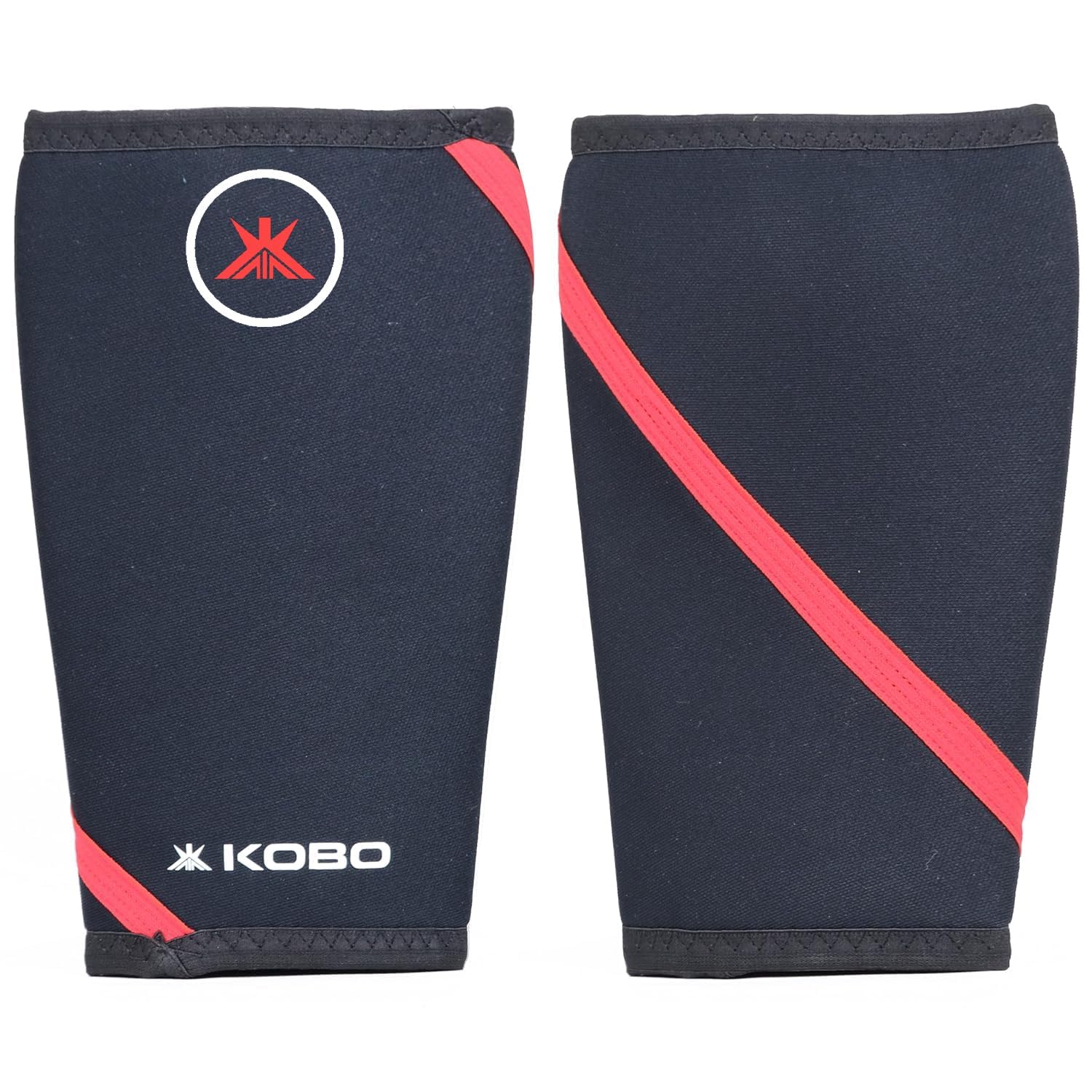 KOBO 7 mm Knee Cap Compression Support Knee Sleeves for Powerlifting Gym Squats Running Cycling Sports Jogging Workout Pain Relief (Material: Neoprene & Spandex)-image-44