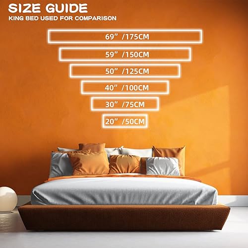 Miniatura 5 de Letreros de neón LED de neón personalizados para decoración de pared, diseño personalizado, letrero de nombre de neón regulable para dormitorio,