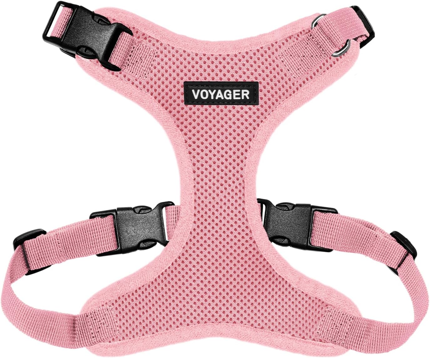 Voyager Step-in Pet Harness - All Weather Mesh, Adjustable Step in Harness for Cats and Dogs by Best Pet Supplies - Pink, M