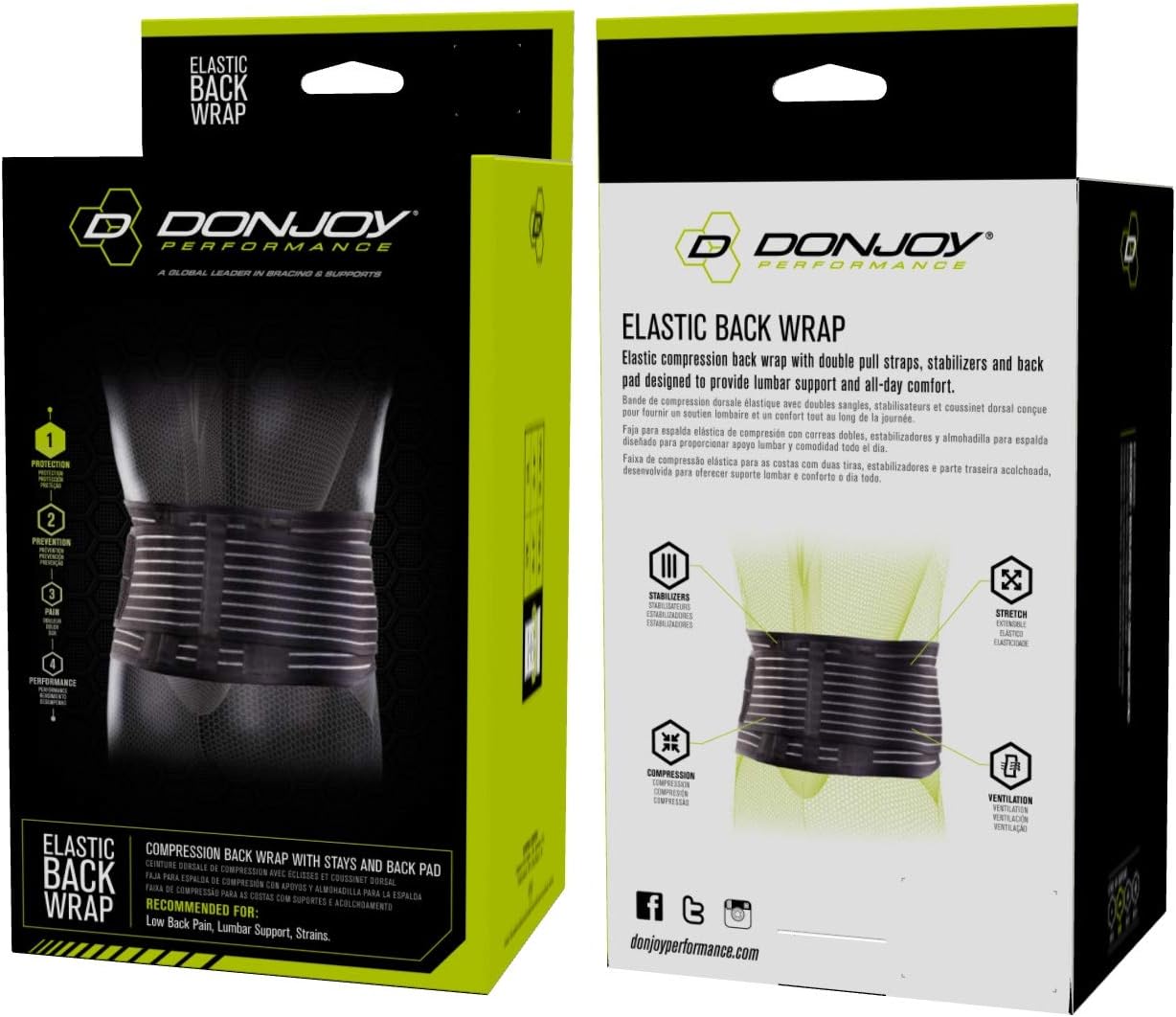 DonJoy Performance Elastic Back Wrap