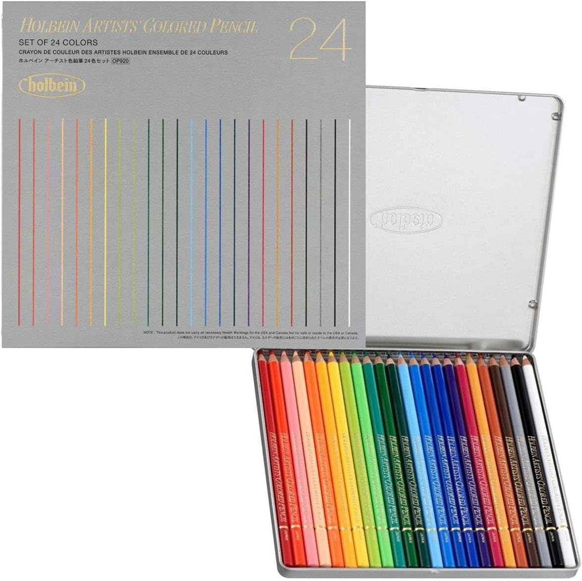 24 color pencil set Holbein (japan import) Amazon.fr Jeux et Jouets