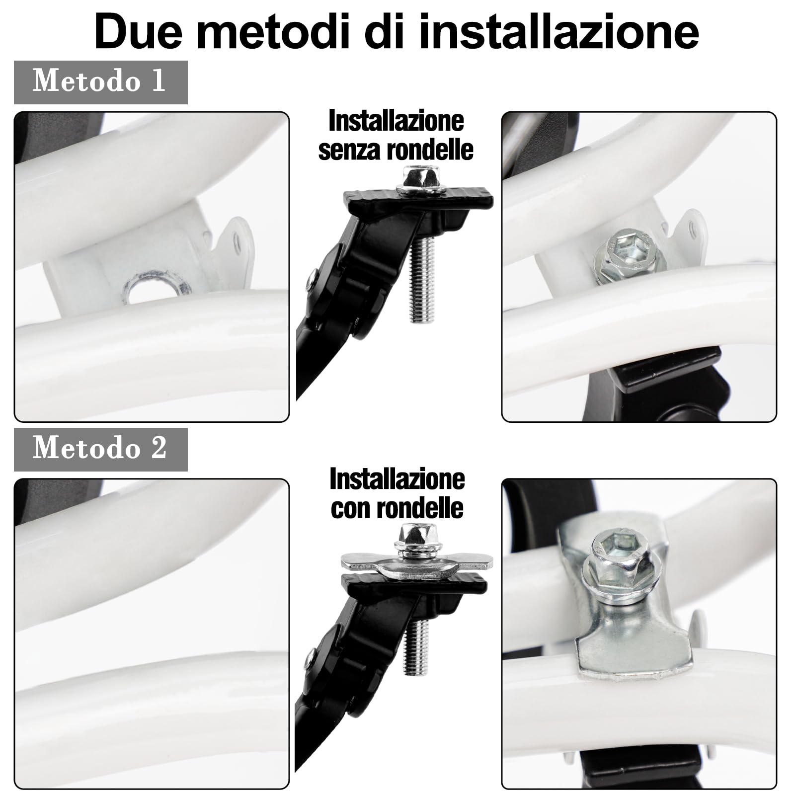 CYFIE Cavalletto per Bicicletta per Bambini, portabici da 16 a 20 Pollici, Regolabile in Altezza e Supporto Laterale Universale, Durevole in Lega di Alluminio
