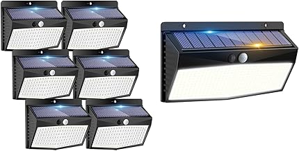 6 Pack Small Solar Lights+1 Pack Big Solar Light