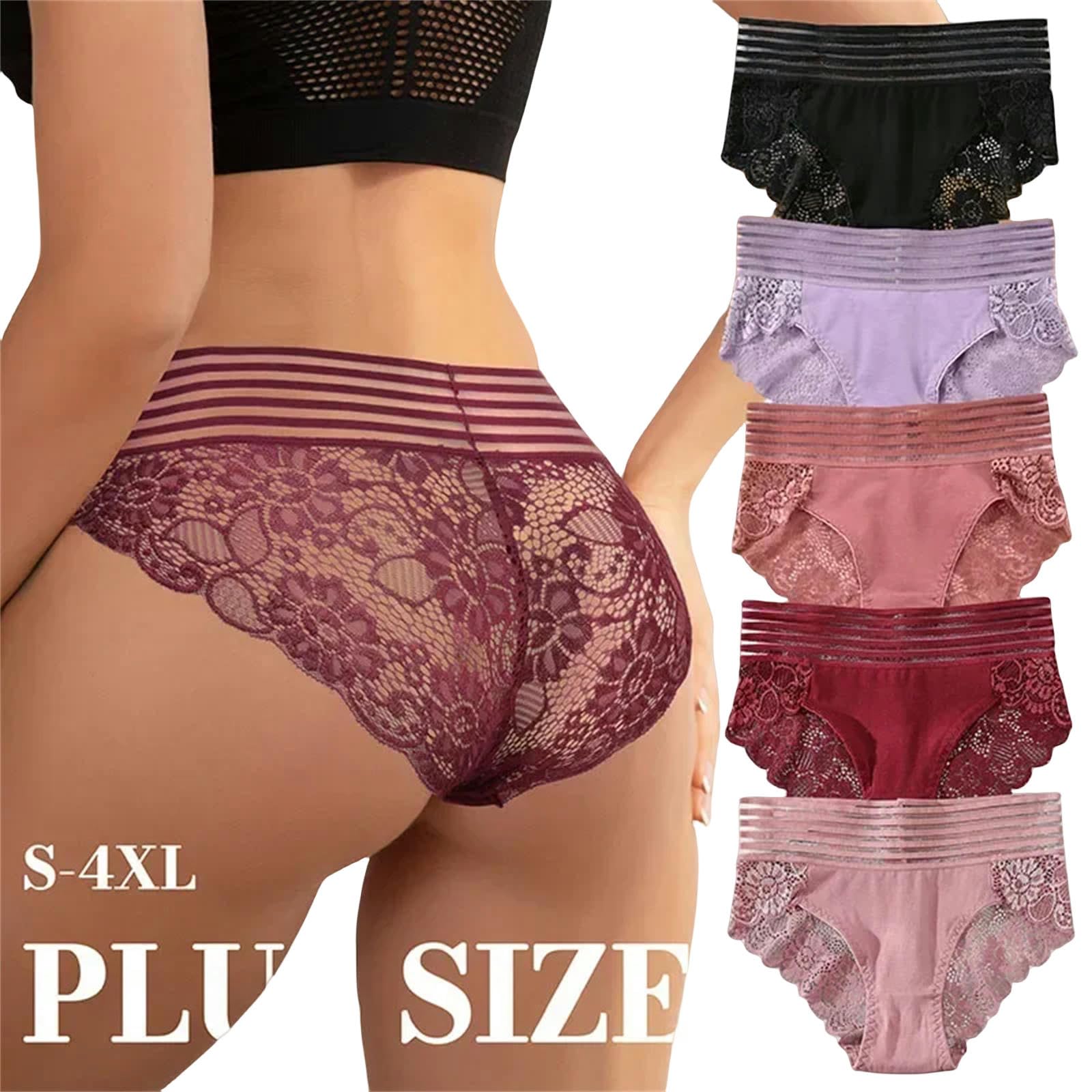 Bragas Mujer Ropa Interior Femenina De Talla Extra, Ropa Interior De Encaje, Ropa Interior