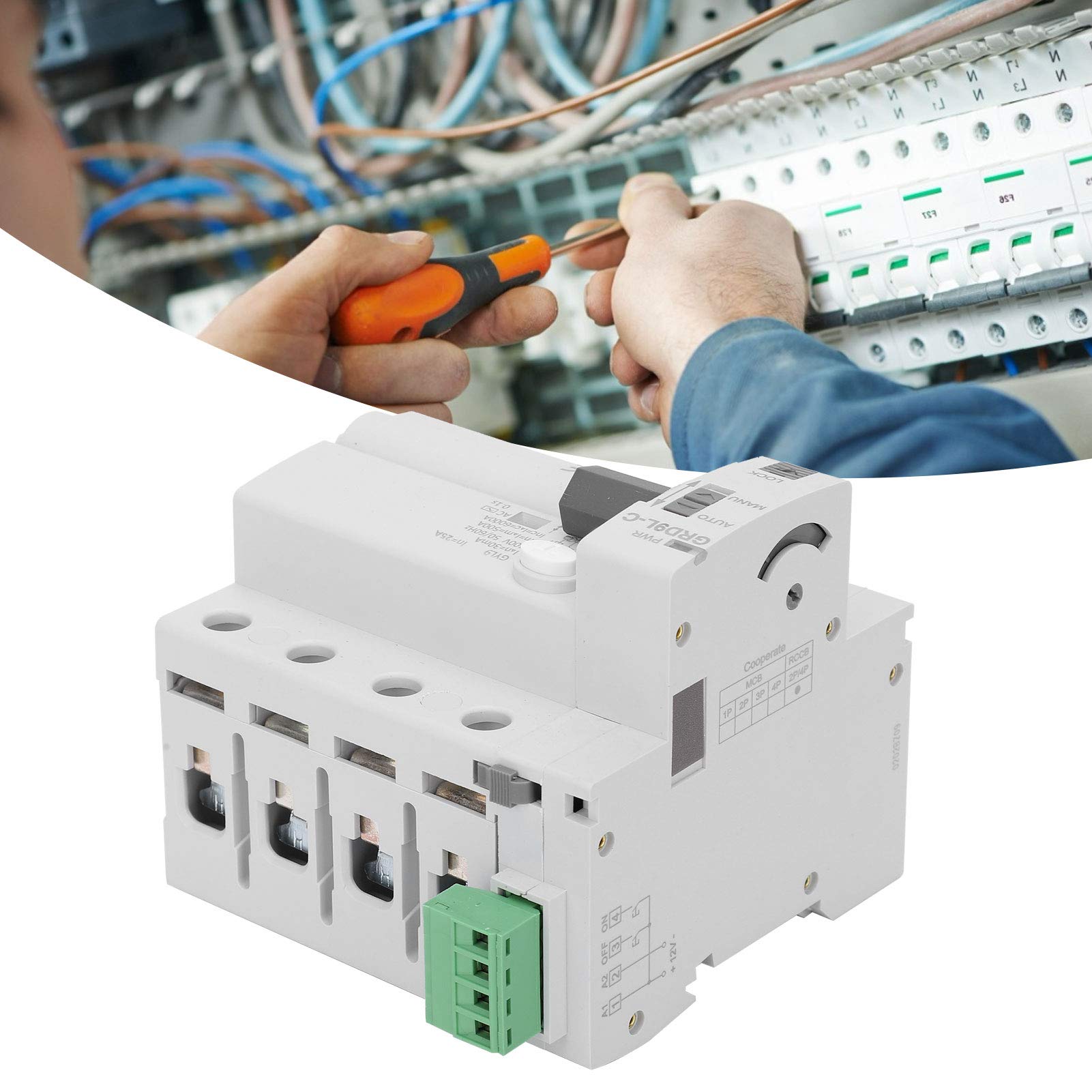 Zabezpieczenie Napięciowe, Urządzenie Zabezpieczające 4P 400 V Elementy Elektroniczne Moduł Urządzenia Zabezpieczającego Przed Napięciem, Urządzenie Zabezpieczające