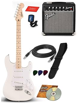 Amazon.com: Fender Squier Sonic Stratocaster HT - Arctic