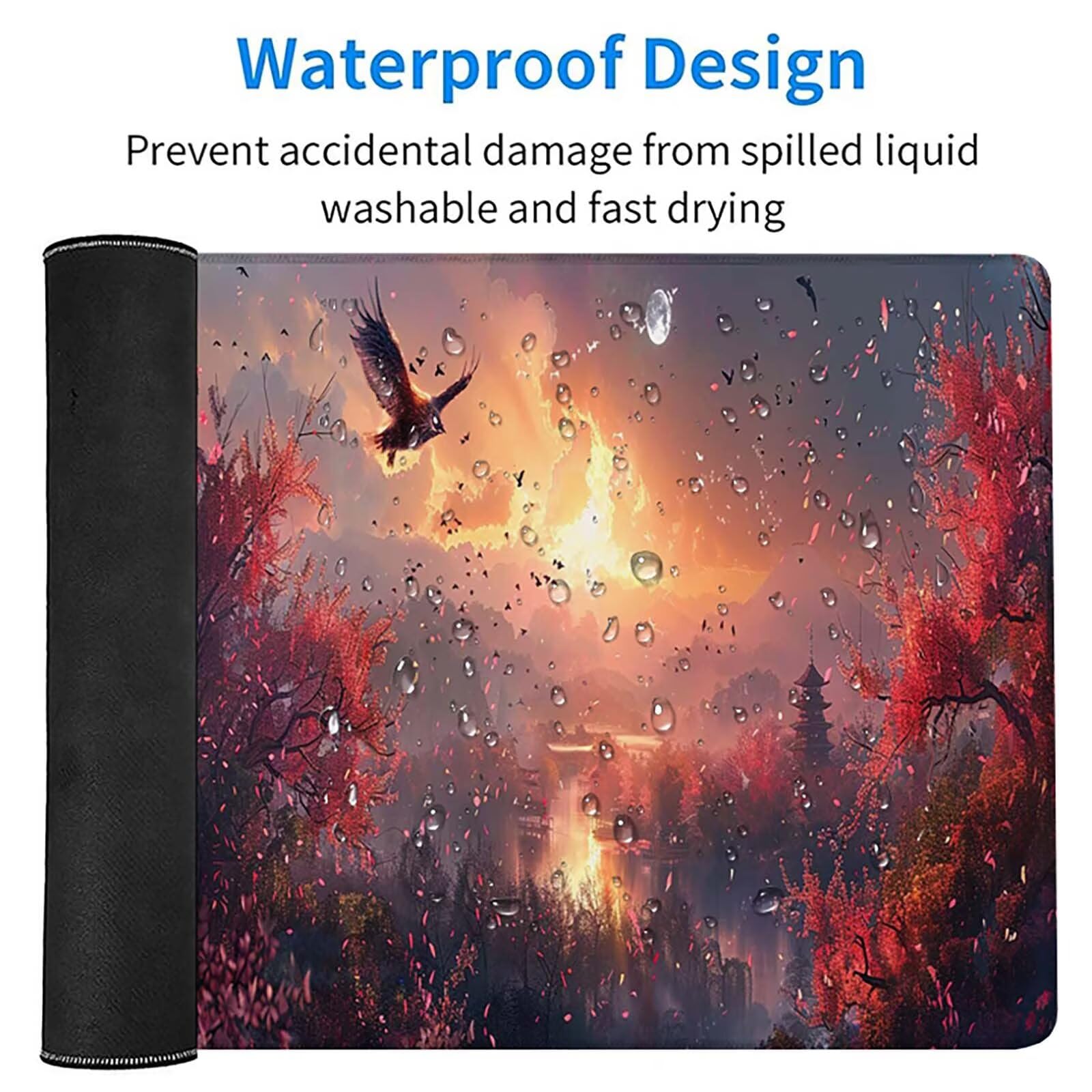 Podkładka pod mysz XXL 1600x800x3mm, różowa podkładka pod mysz do gier z antypoślizgową gumową powierzchnią, poprawia precyzję i szybkość, komputer dla gracza i akcesoria biurowe, prezent dla mężczyzn
