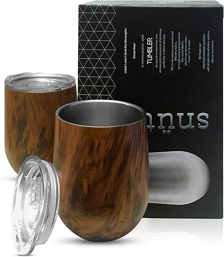 Miniatura 9 de Vasos de whisky de acero inoxidable de doble pared, vidrio de nariz sin tallo, regalo para los amantes del whisky (oliva)