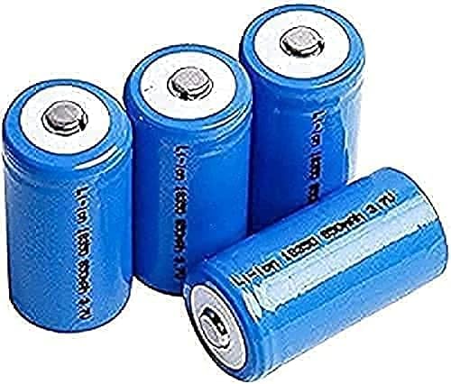 RAMC (Batería De Capacidad Completa) Batería De Litio Recargable 18350 Batería De Litio De 3.7 V 850 MAh 18350 Batería Superior De Botón para