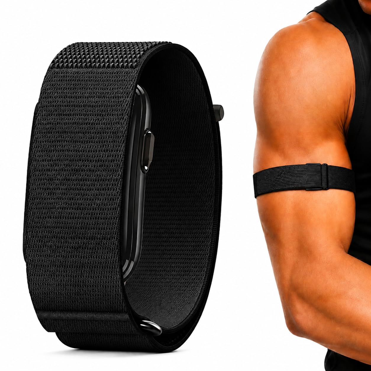 Upper Arm Band Compatible with Garmin CIRQA Smart Band for Men Women | Breathable Braided…