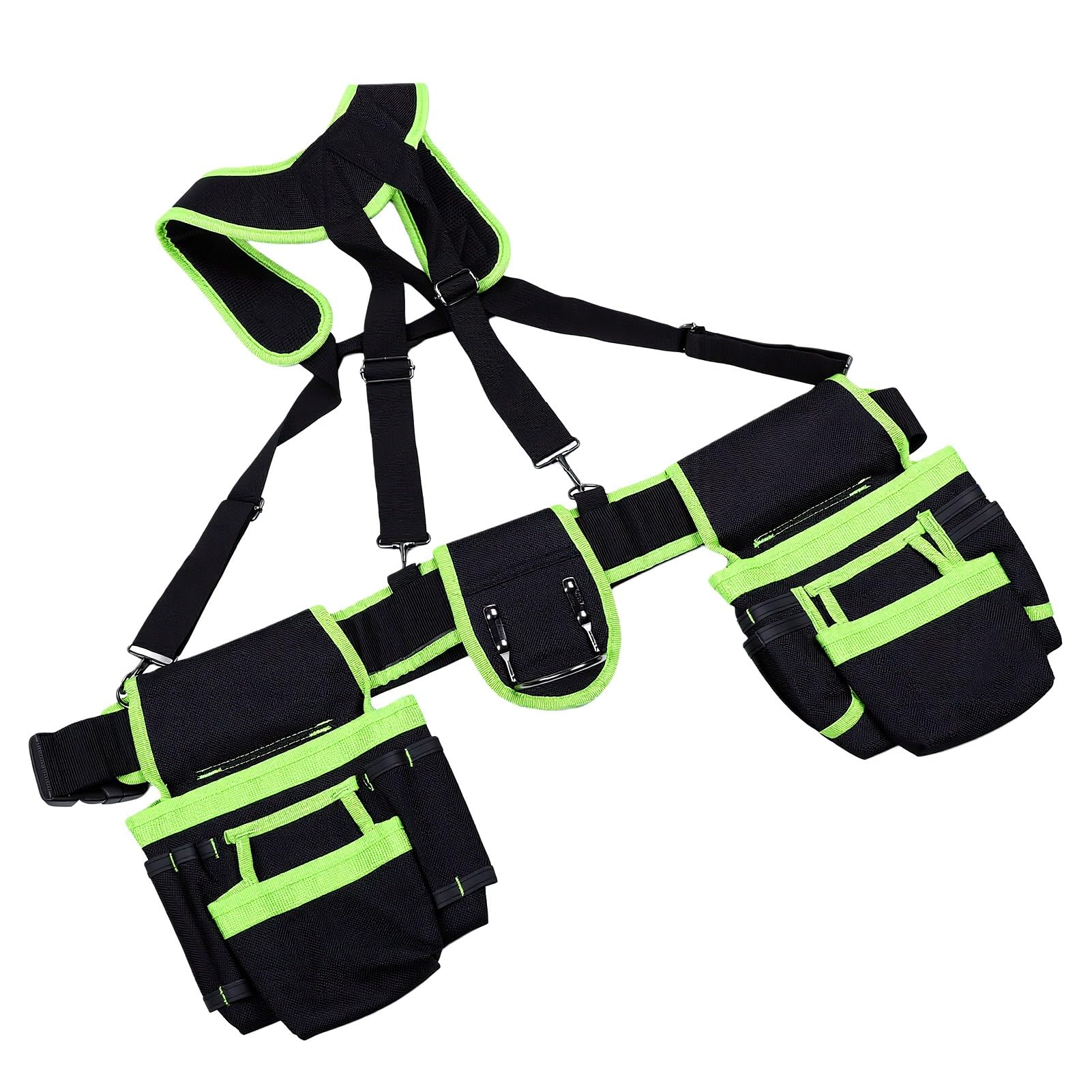 Luocute Ceinture à Outils avec Porte-jarretelles pour électricien, Robuste
