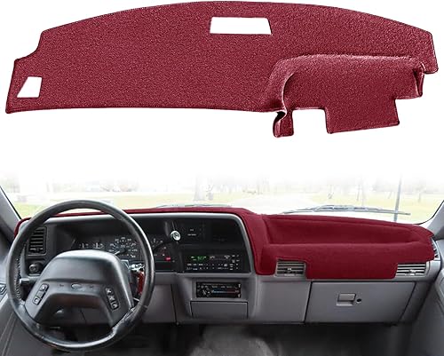 Yiz Tapete de cubierta de tablero personalizado para Ford Ranger 1989-1994, Ford Explorer 1991-94, Mazda Navajo 1991-94, Ford Bronco II 1989 1990,