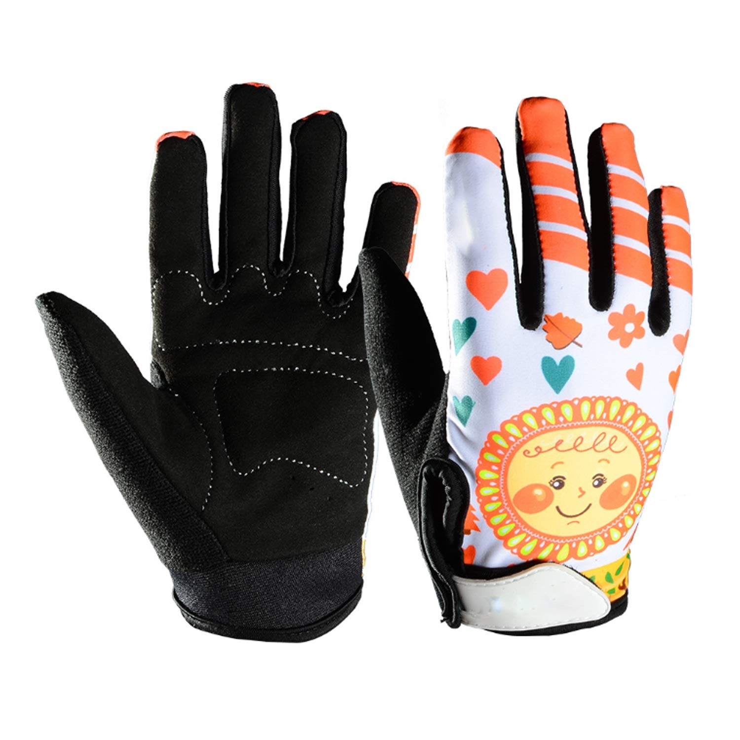 Rękawice do ćwiczeń. Rękawice rowerowe dla dzieci Full Finger Non-Slip Oddychający Rękawice Dzieci, 1 Pair