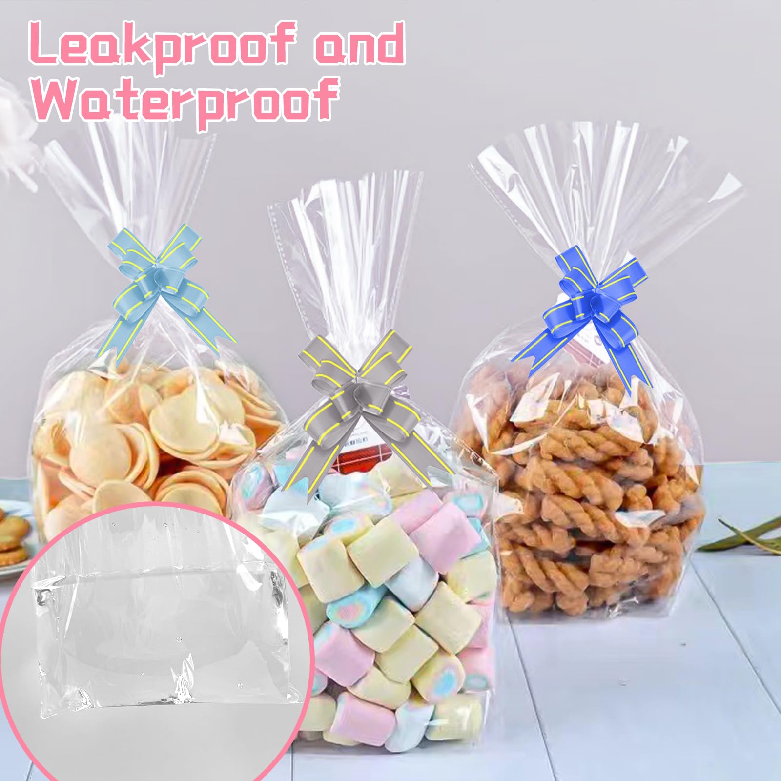 200 Sachets Transparents Pour Bonbons - Mariage, Anniversaire, Fête, Emballe Cadeaux Ou Confiseries