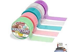 XFasten Nano Tape Multicolor 5-Pack: The Ultimate Adhesive Solution for Bubble-Free Wall Decor