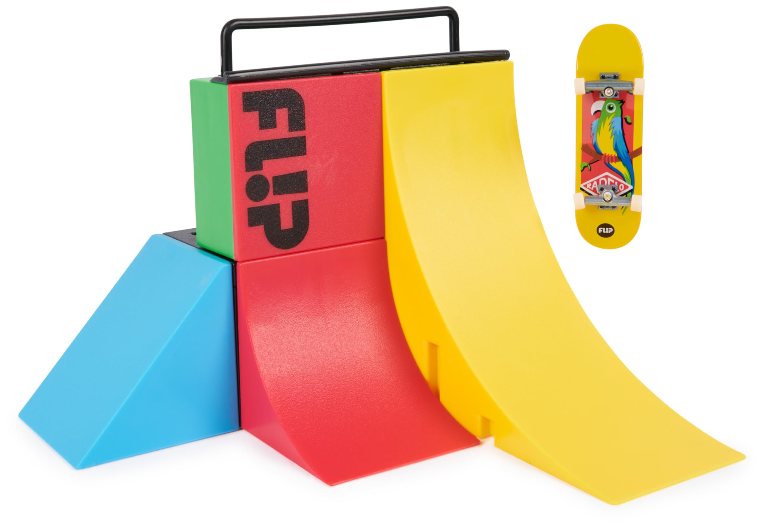 Finger Skate Con Rampa De Trottifun | Monopatín De Dedo De Metal Y Plástico Para Niños +3 Años, Regalo Para Skaters