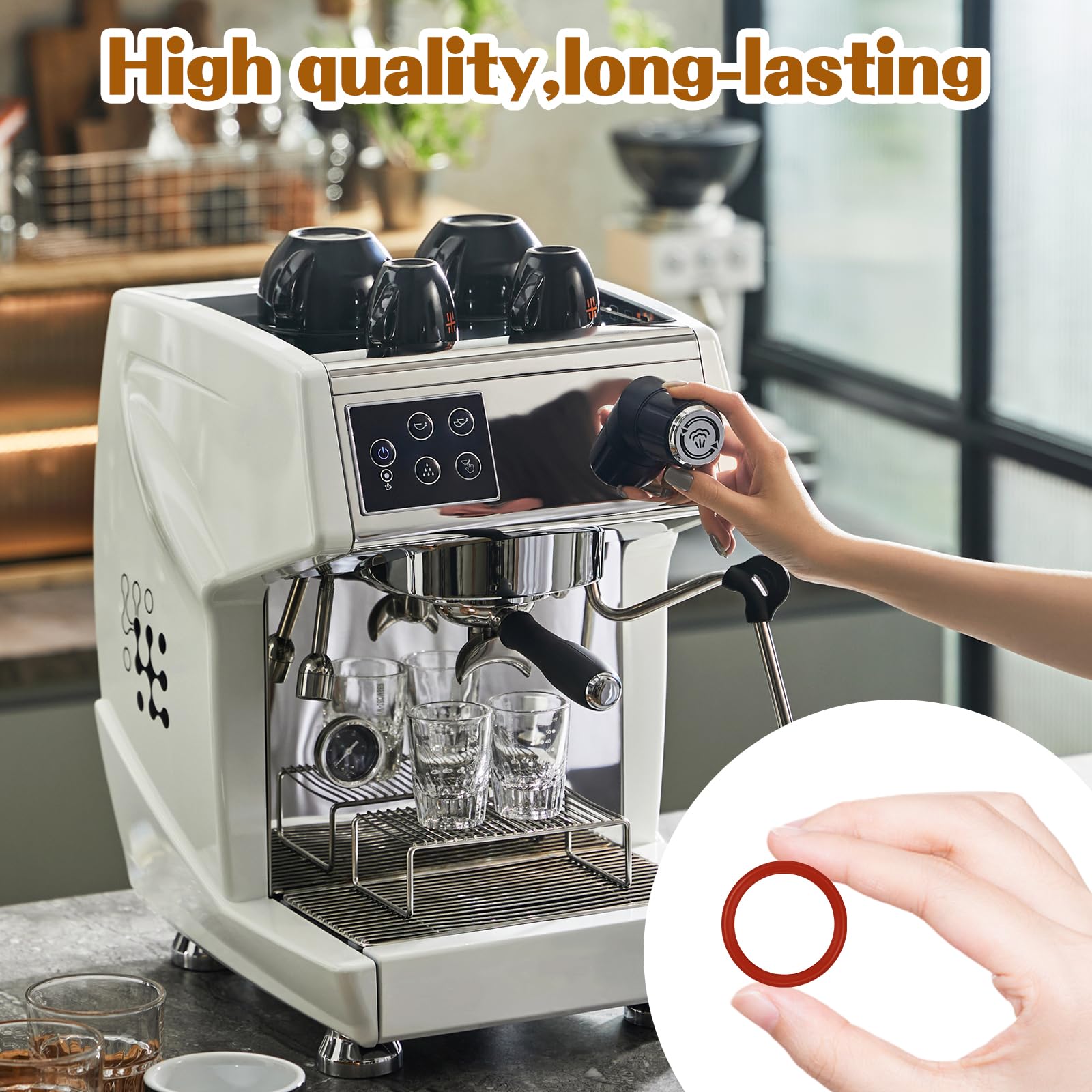 Uszczelka zestaw konserwacyjny o-ringi, 15 szt., silikonowa uszczelka o-ring do Philips Saeco Gaggia Spidem, pierścienie uszczelniające do zaworu wspomagającego zawór parowy, zestaw do