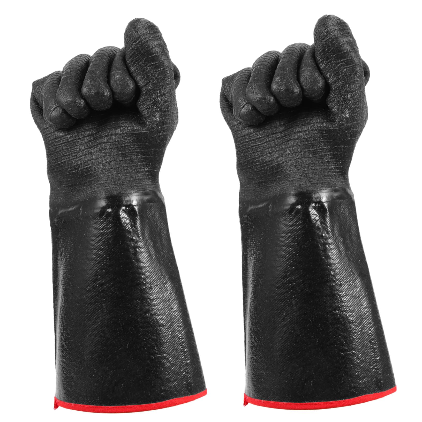 Kisangel Guantes Resistentes al Calor de Neopreno para Cocina y Barbacoa Impermeables Reutilizables y Lavables Protección contra Quemaduras y Altas Temperaturas Talla Única