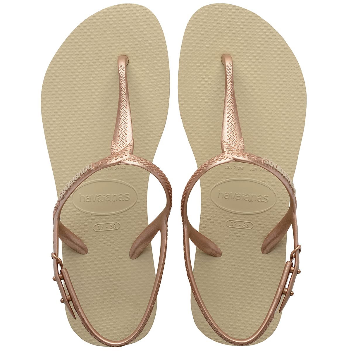 Havaianas Kid's Twist (Mini Me) Flip Flops, Sand Grey, 10/11 Child UK