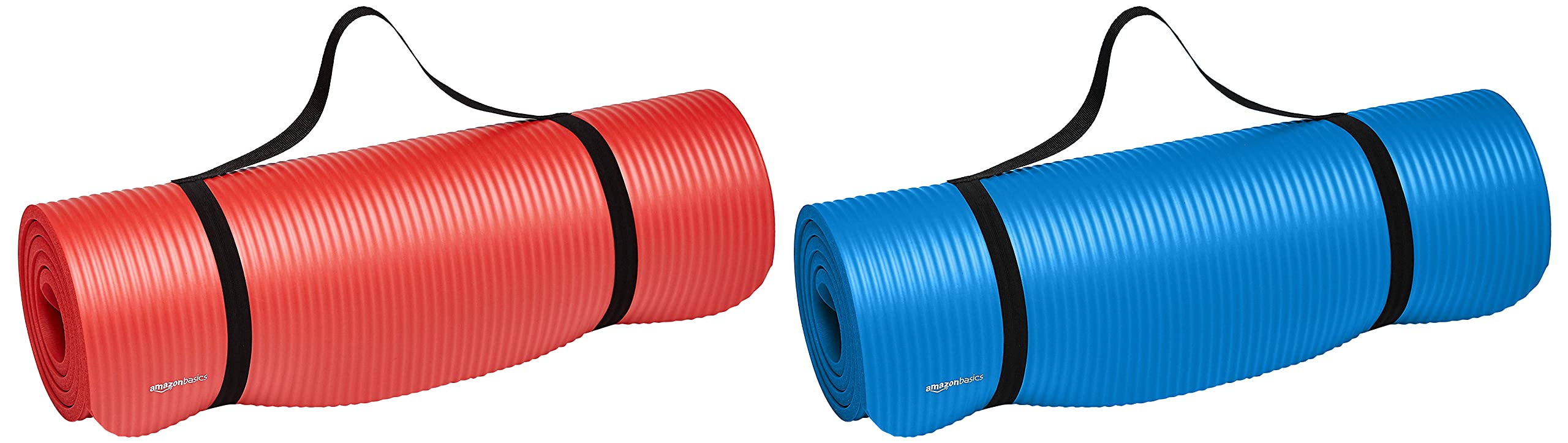 amazon basics foam 13Mm Extra Thick Yoga And Exercise Mat With Carrying Strap, Red & 13Mm Extra Thick Yoga And Exercise Mat With Carrying Strap, Blue Combo (B081Q779PX) Amazon Price History, Amazon Price Tracker