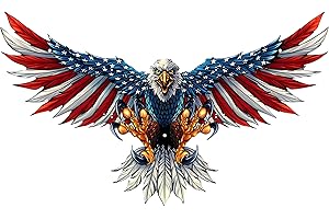 Tegik Bald Eagle Home, Outdoor, Garage Decor