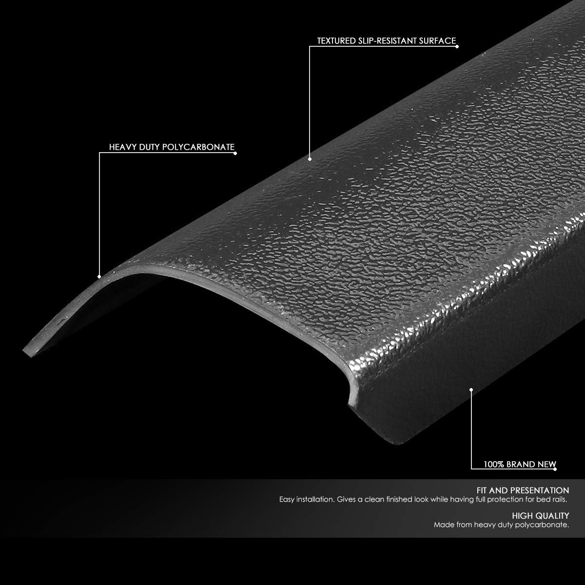 Truck Bed End Rear Tail Gate Cap Molding Trim Compatible with Frontier 13-15