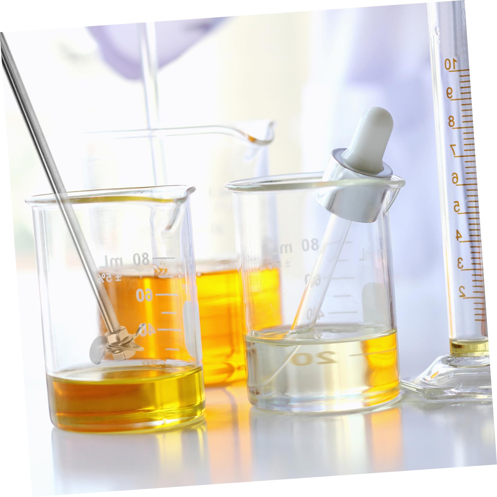ULTECHNOVO 5 Sets Chemielabor-rührwerkzeug Laborrührer Mixer Rührblatt Magnetrührer Zum Mischen Von Reagenzien
