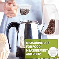 Vista 5 de Skroam 8PCS Cereal Containers Storage [4L/135.2 oz], Airtight Food Storage Containers with Pour Spout for Kitchen & Pantry Organization Storage