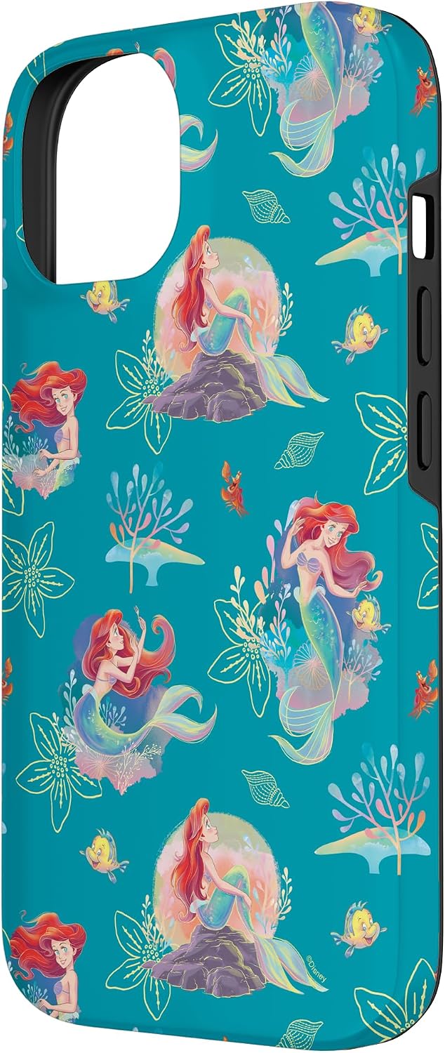 iPhone 14 Disney Princess Ariel Flounder and Sebastian Under The Sea Case