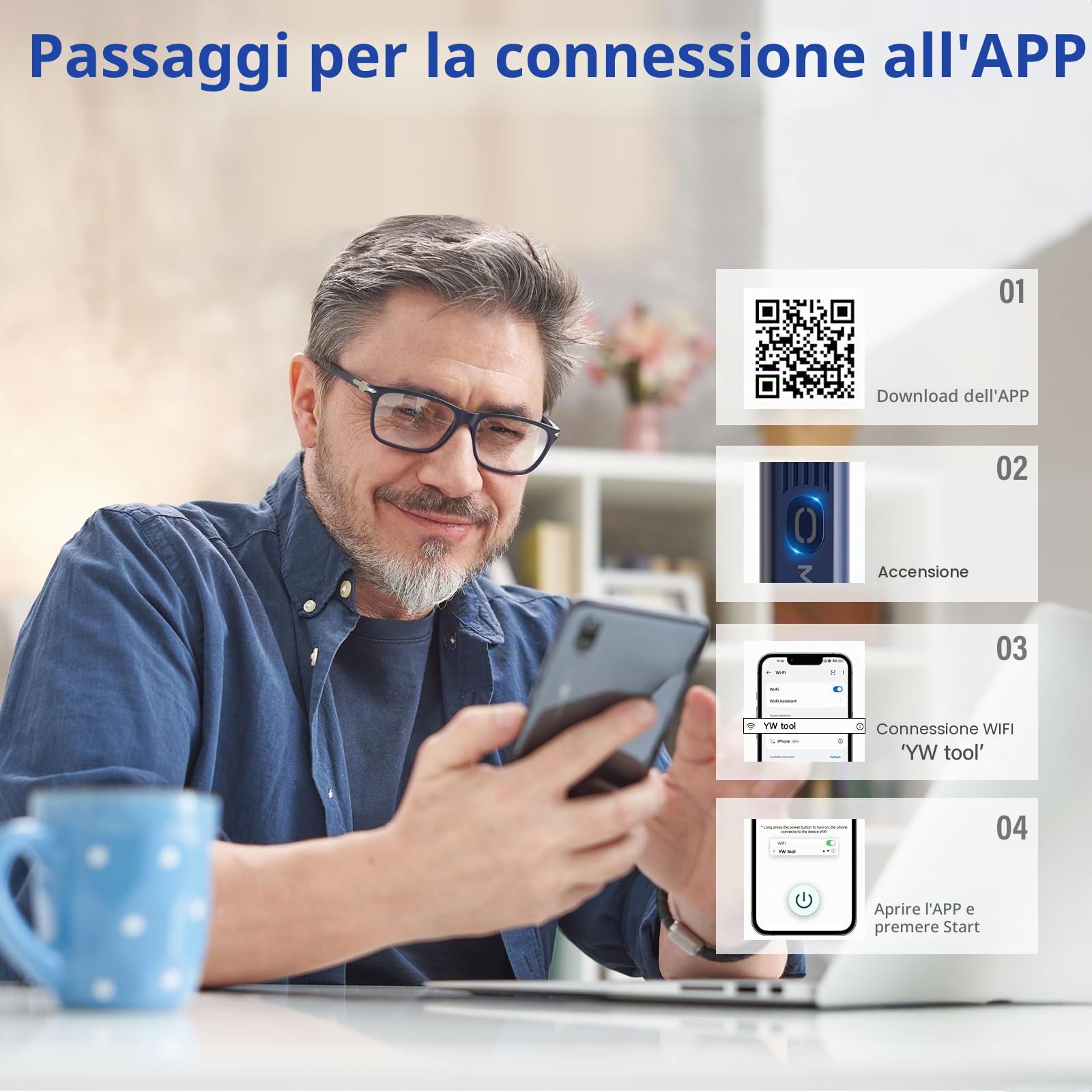 Morelax Otoscopio Pulizia Orecchie, Pulitore per Orecchie WiFi, 3,5mm Impermeabile IP67 Endoscopio con 6 Luci LED, Pulisci Orecchie per iPhone,Android,iPad,Adulti,Bambini e Animali Domestici (Azzurro)