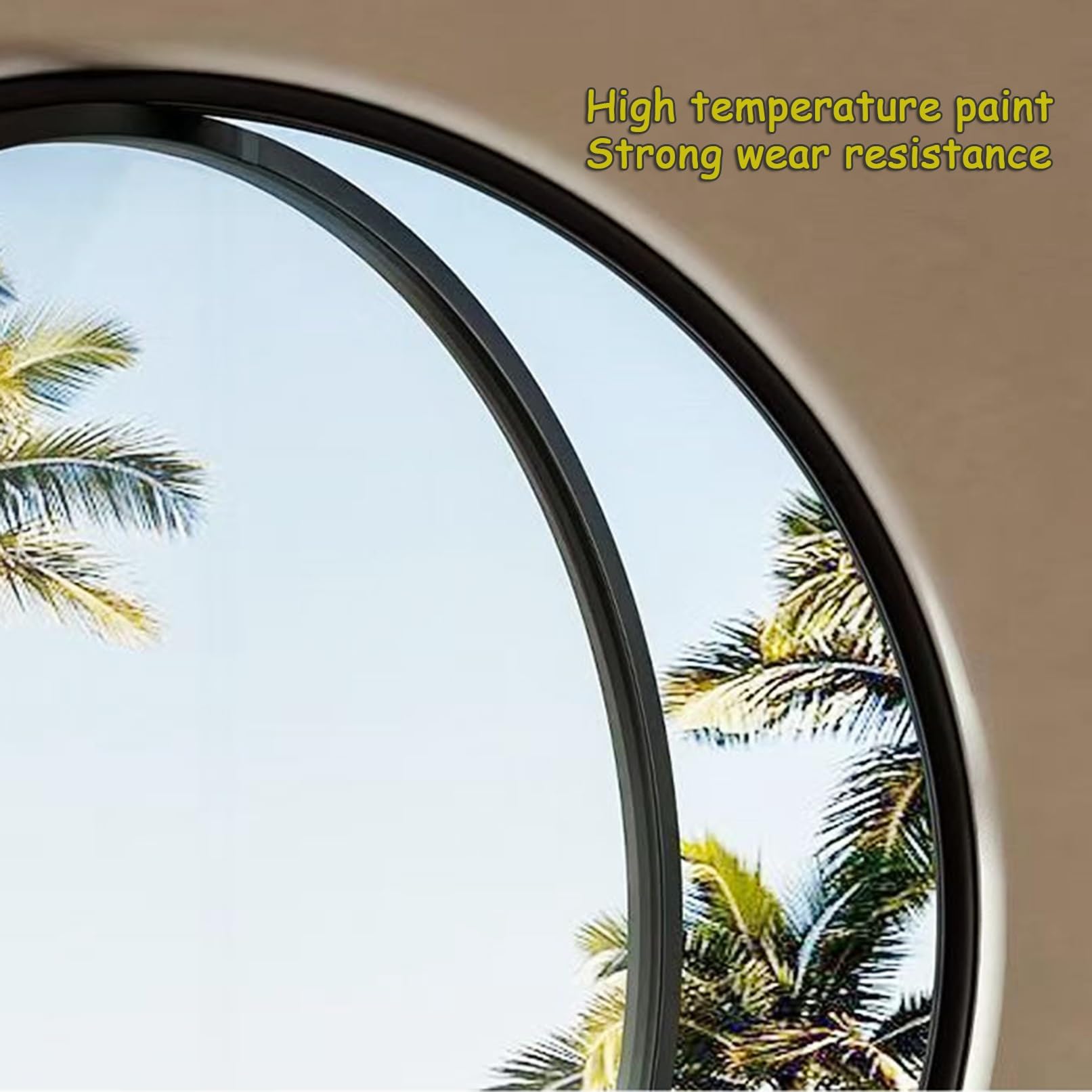 Porta scorrevole rotonda rotante con vetro privacy oblò in lega di alluminio 50 cm lucernario vetrina da giardino sostituzione per un'estetica migliorata