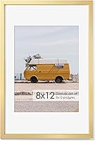 Vista 458 de Fun Memories Portarretratos de metal de 16 x 20 pulgadas con paspartú de 11 x 14 pulgadas, acabado de aluminio cepillado, parte delantera de vidrio