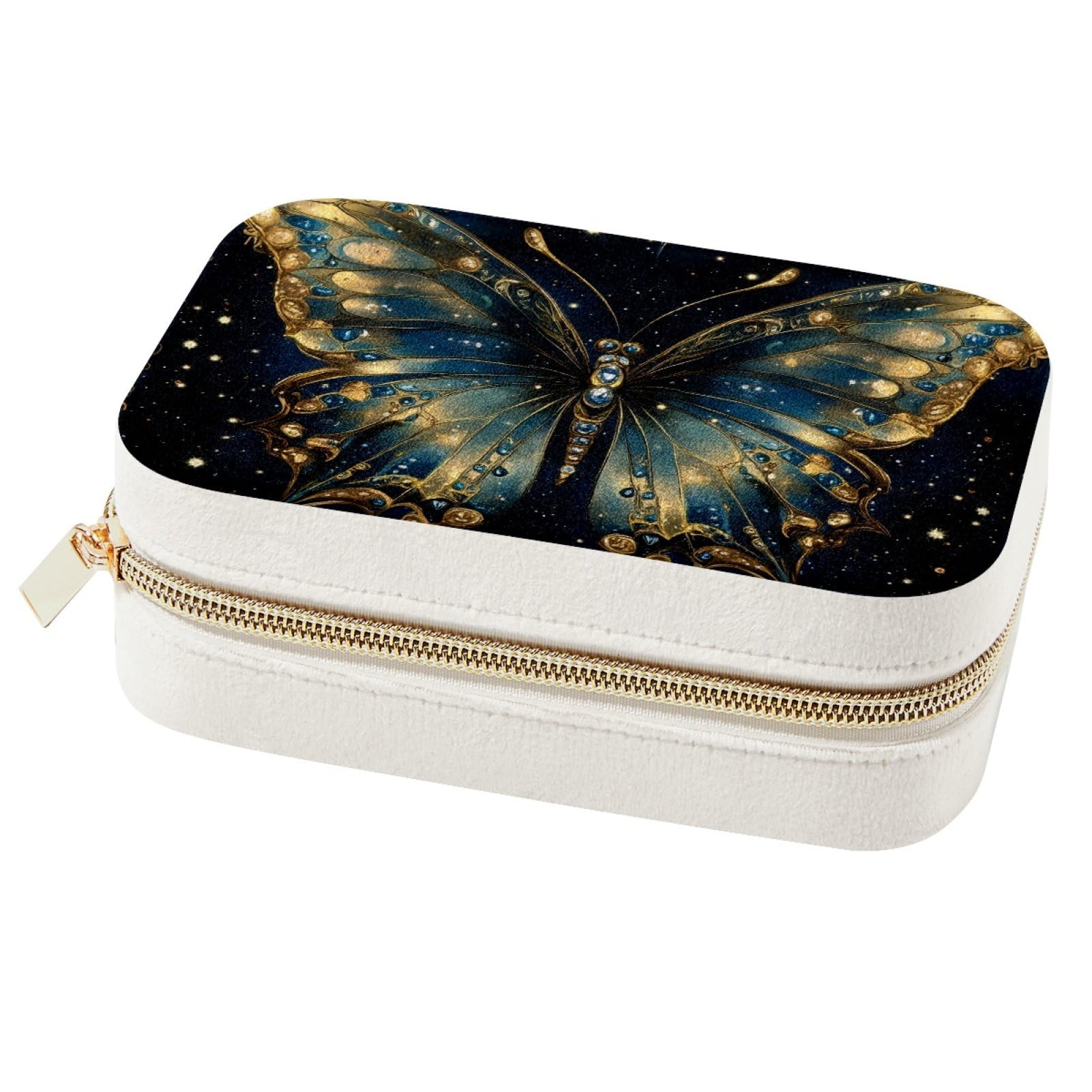 Boîte à bijoux numérique portable papillon pour ne plus emmêler vos colliers