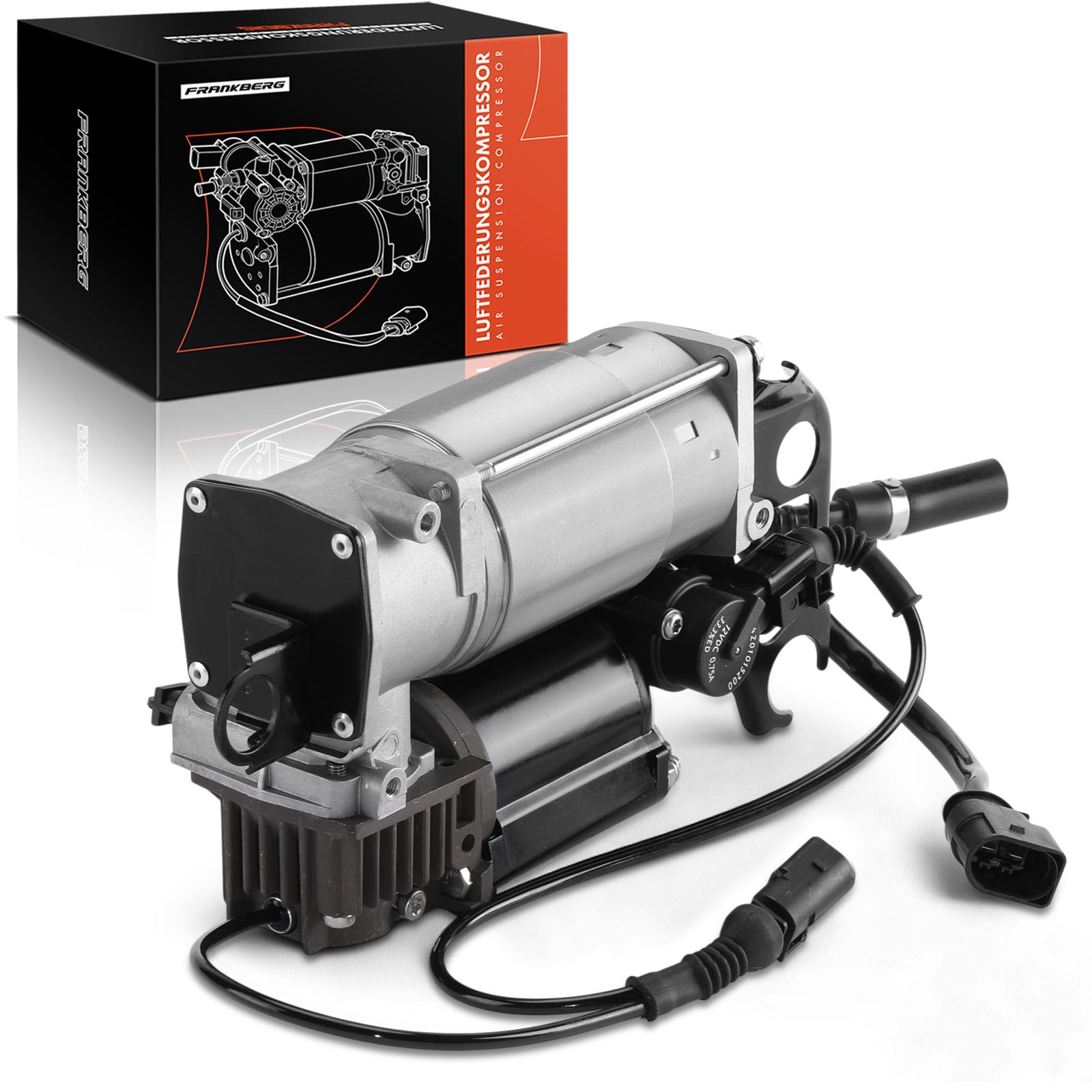 Frankberg Sospensioni pneumatiche Compressore Compatibile con Q7 4LB 3.0 TDI quattr.o 3.6 FSI quattr.o 3.0 TFSI quattr.o 4.2 TDI quattr.o 4.2 FSI quattr.o 6.0 TDI quattr.o 2006-2015 CD-7736,4L0698007A