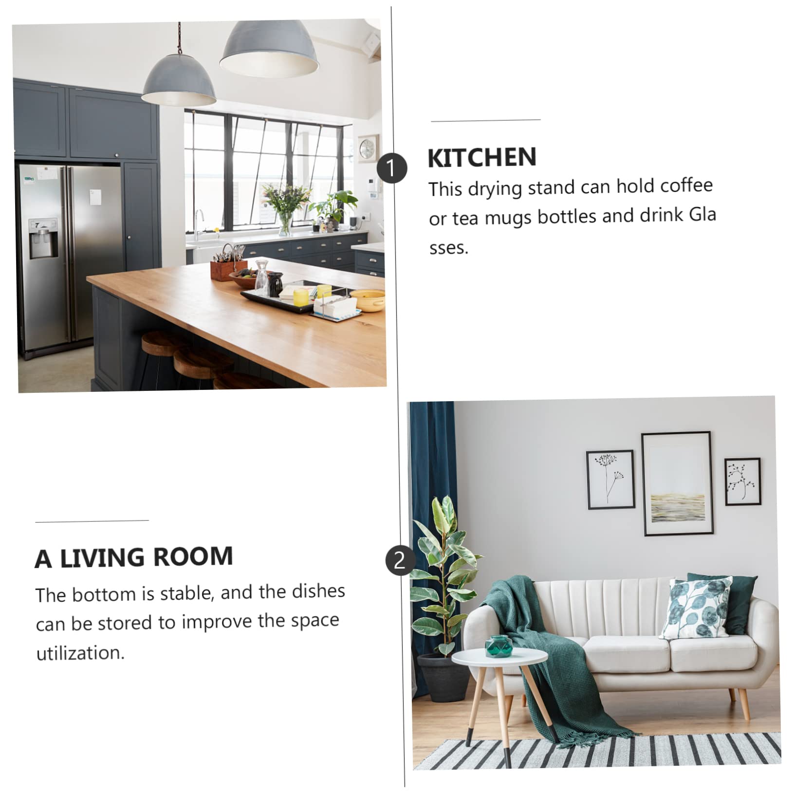 FUNOMOCYA Retro Style Coasters and Saucers Set Creative Kit for Table Decor for Afternoon Tea Events