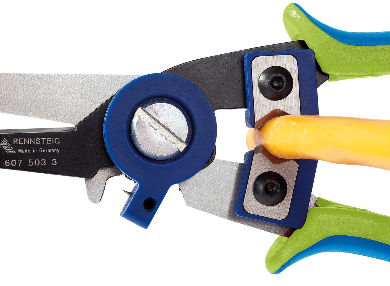 The Original Rennsteig Multifunction Tool for Data Cables - Designed for Outer Sheath ø 4-10 mm (similar to 5/32-13/32 Inch)