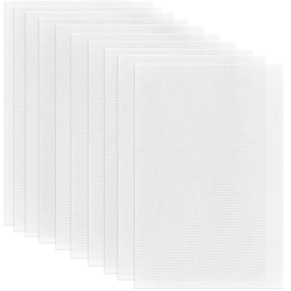 Lot 10 Pièces Maille Plastique PVC Pour Yeux Fursuit - 30x20cm Imprimable Imperméable