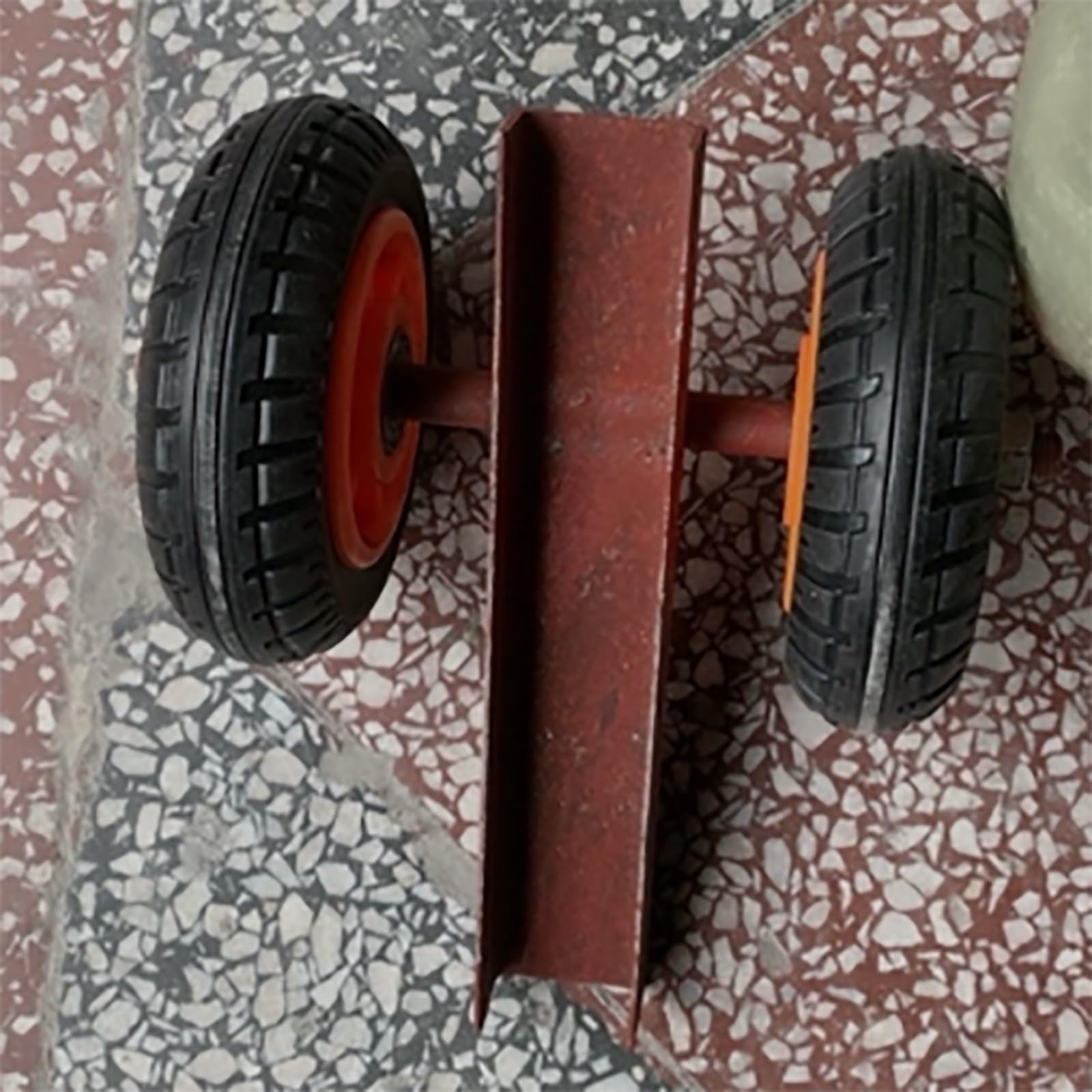 Carro para Transportar Paneles de Puertas, Carga de 200 kg | Carro de Acero para Paneles, Ancho de la Ranura: 45 mm, 2 Ruedas, para Losas de Piedra, Vallas(6in Wheel)