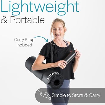 Core Balance NBR Pilates Mat, 10mm