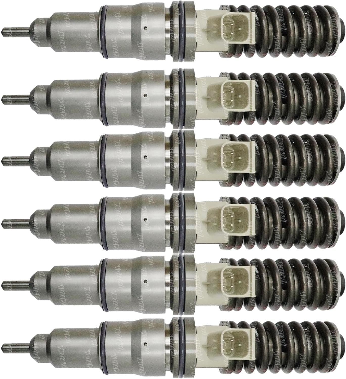 Fuel Injector Compatible with Volvo or Mack D13 MP8 Engine (6PCS) 22012829 85020032 85144518 85020428 22479124