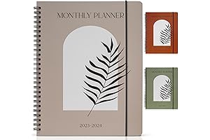 Simplified Monthly Planner 2023-2024 Small: Ultimate Organization for Women and Men