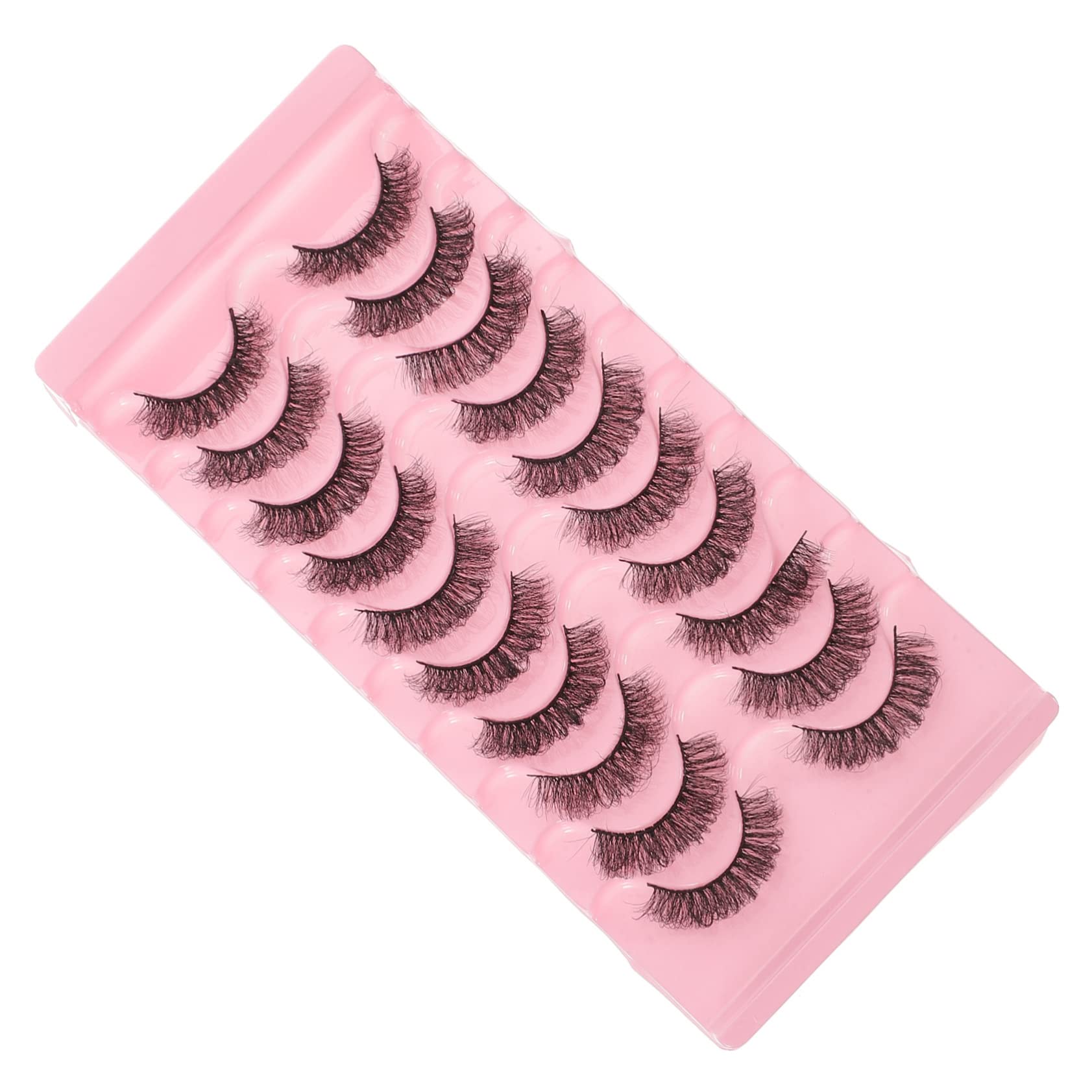 Healeved 50paia Extension Per Mano Voluminose e False Per Look Cat Eye Occasione