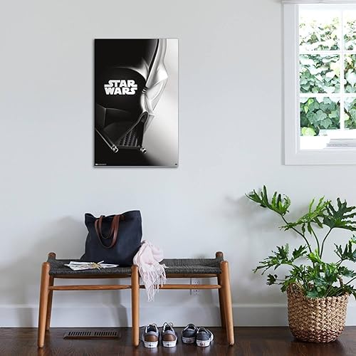 Miniatura 3 de Trends International Star Wars Saga - Darth Vader Mask Close-Up Canvas Wall Poster